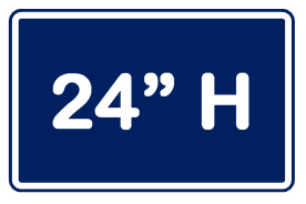 Medium - 24"H